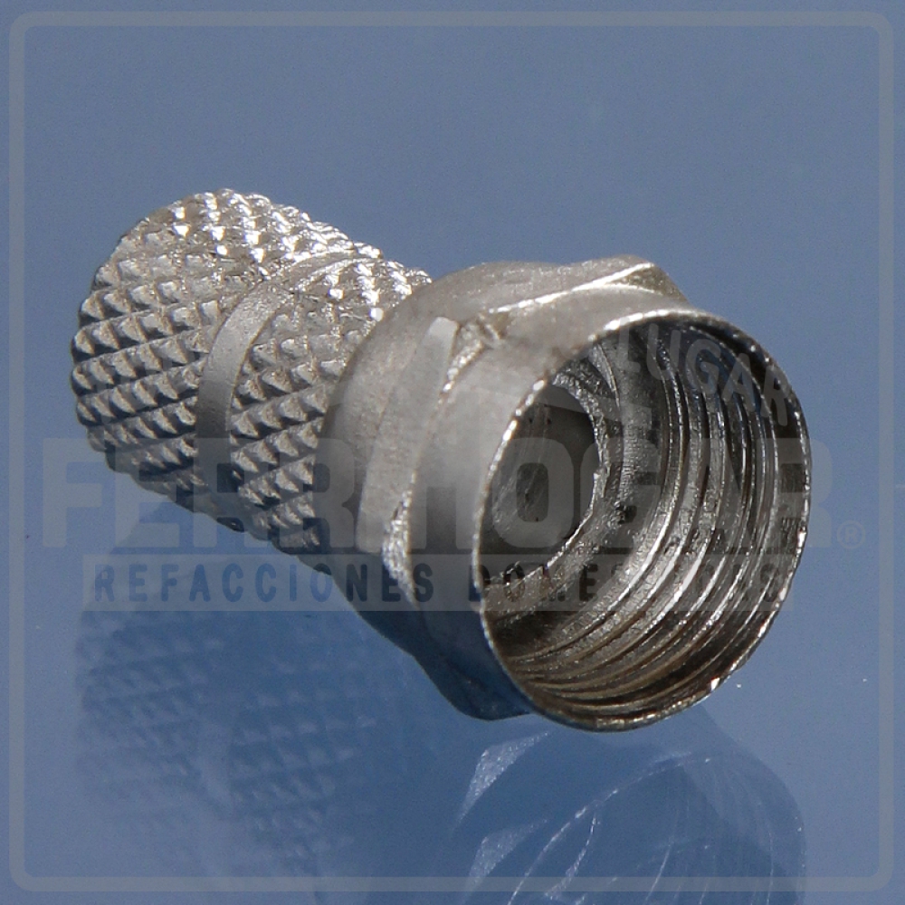 CONECTOR CABLE COAXIAL CON ROSCA RG59