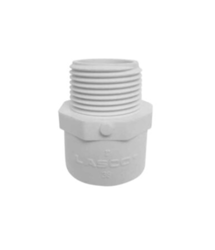 Adaptador pvc hco macho c40 3/4?  (pack. 100pzs)