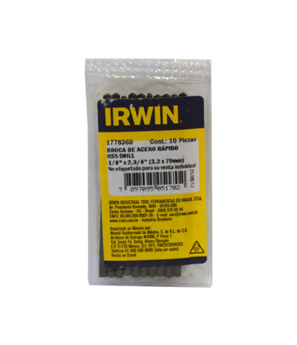 Broca a.v irwin 1778360 1/8? (10pzs)
