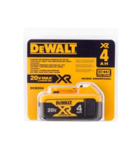 Pila dewalt 20v dcb204