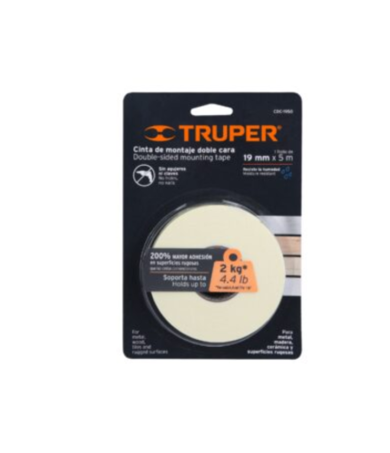 Cinta doble cara truper cdc-1950 c 11725-1950