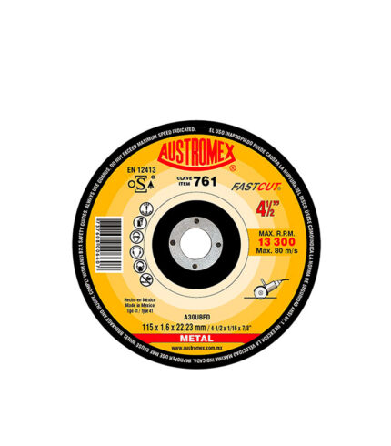Disco austromex mod 761 4 1/2? p/ metal