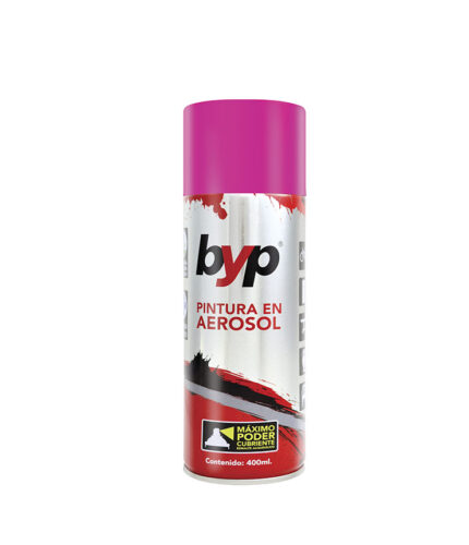 Pintura spray byp rosa mexicano aro