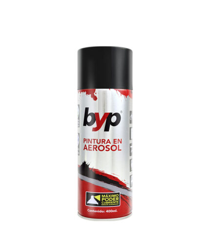 Pintura spray byp negro satinado ans